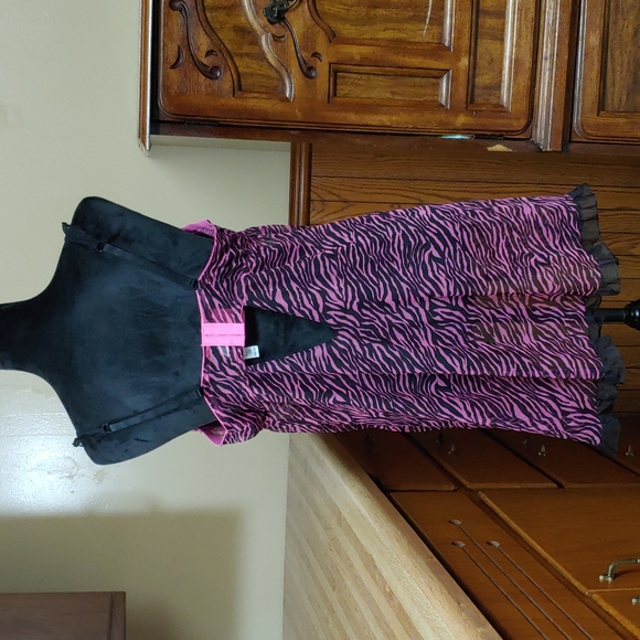 Indulgence Animal Print Bra Top Nightie 2X/40 NWOT - Picture 5 of 14